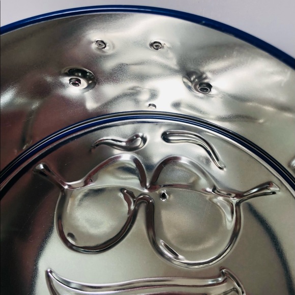 M & M’s metal lunchbox lightweight Blue RARE Vintage - Picture 6 of 6